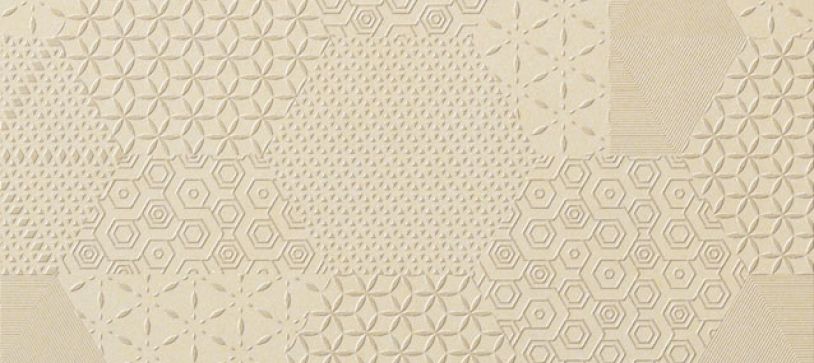 decoro esagone mix miele rettificato
