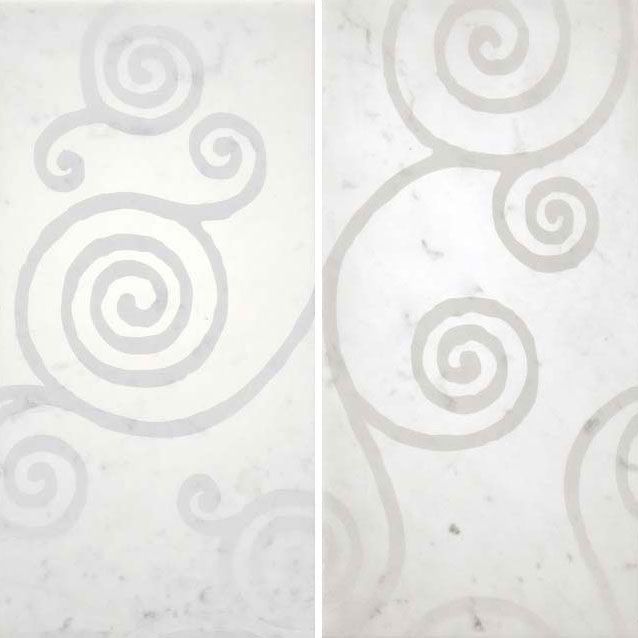 carrara volute lucidato