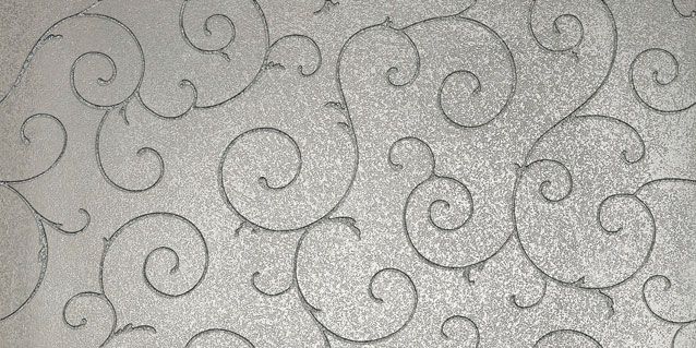 agata grigia decoro ricamo glitter