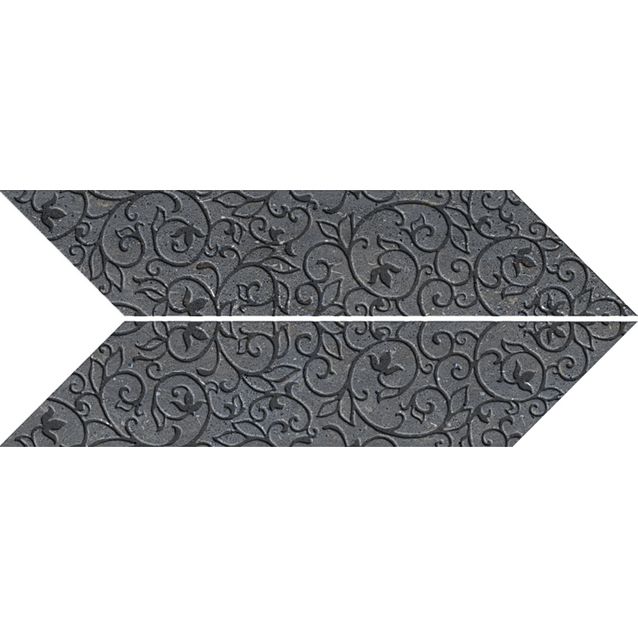 GRIGIO VENEZIA CHEVRON CARPET  61×15 DX/SX