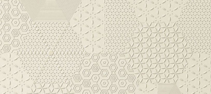 decoro esagone mix latte rettificato
