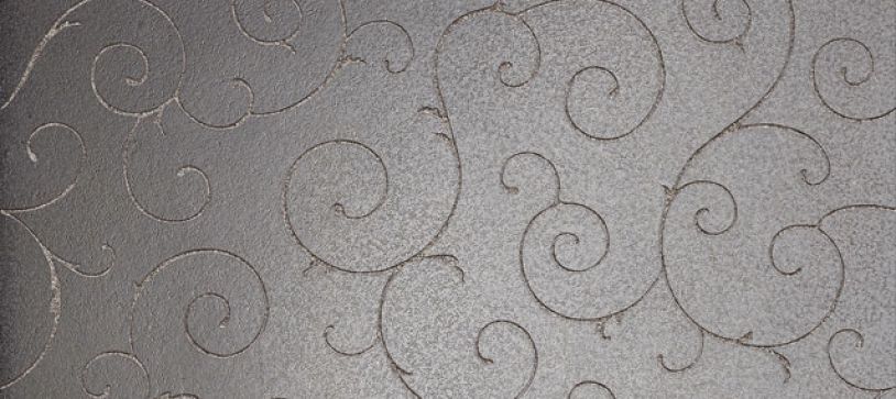 iolite nera decoro ricamo glitter